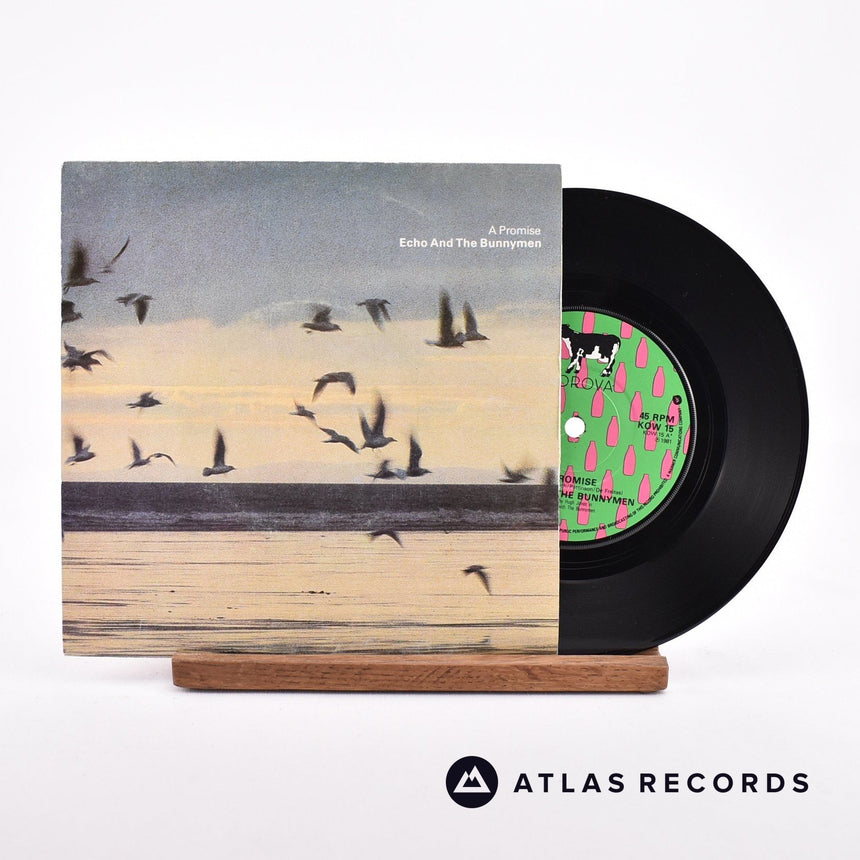 Echo & The Bunnymen A Promise 7" Vinyl Record - Front Cover & Record