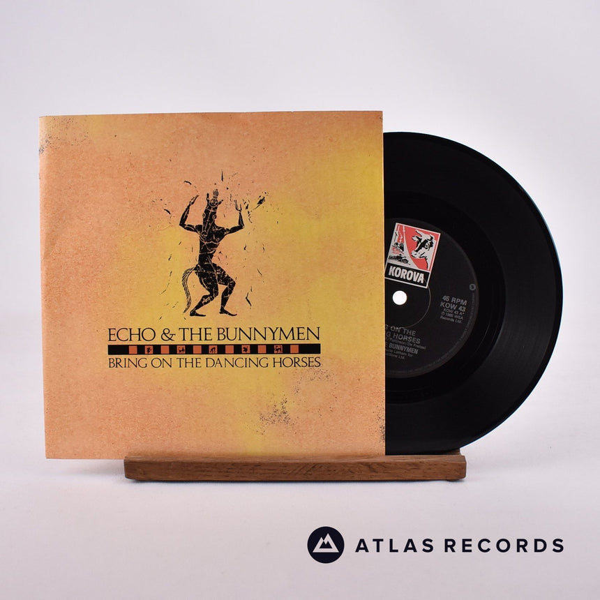 Echo & The Bunnymen Bring On The Dancing Horses 7" Vinyl Record - Front Cover & Record