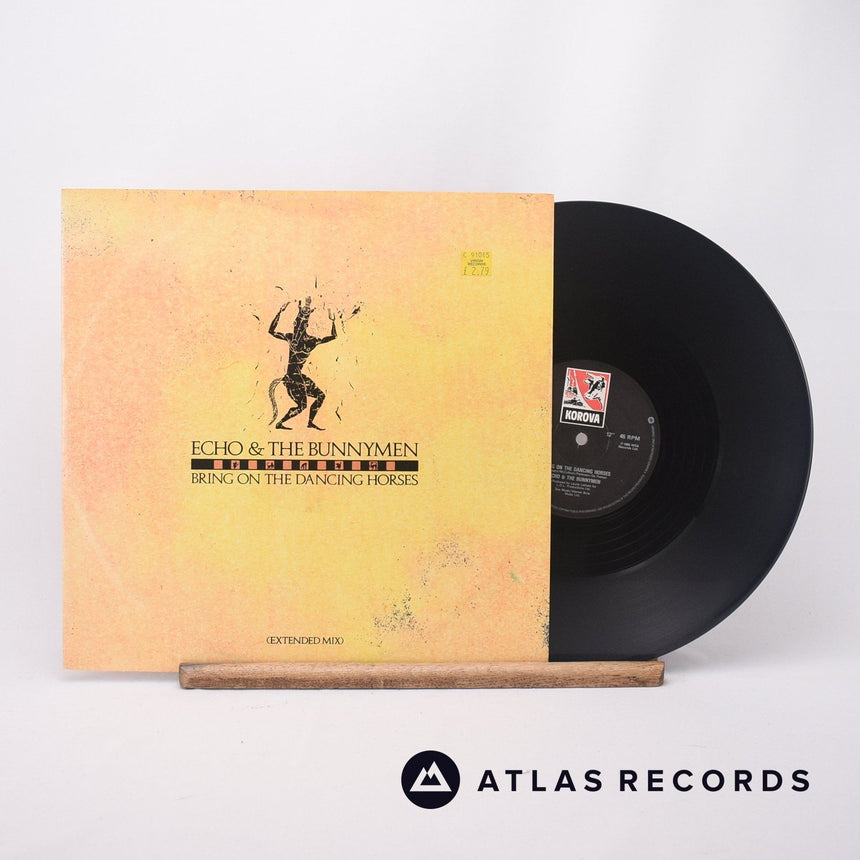 Echo & The Bunnymen Bring On The Dancing Horses 12" Vinyl Record - Front Cover & Record