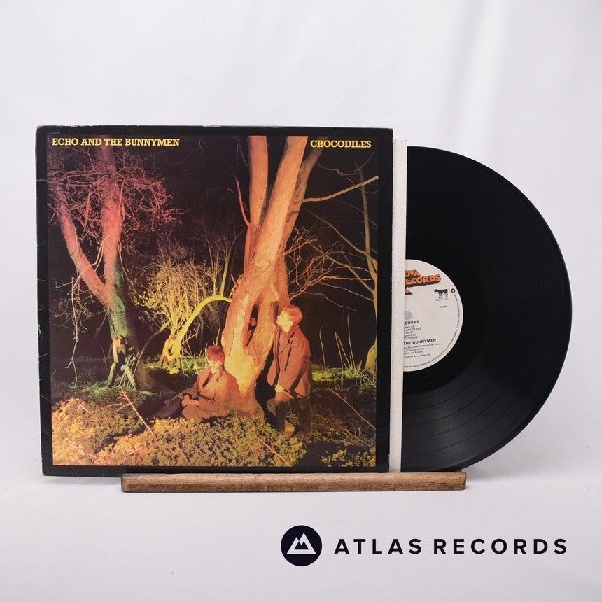 Echo & The Bunnymen Crocodiles LP Vinyl Record - Front Cover & Record