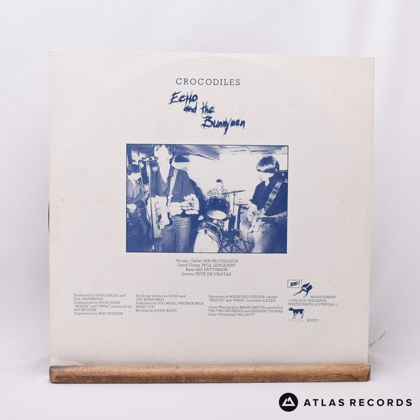 Echo & The Bunnymen - Crocodiles - A3 B-1 LP Vinyl Record - VG+/VG+