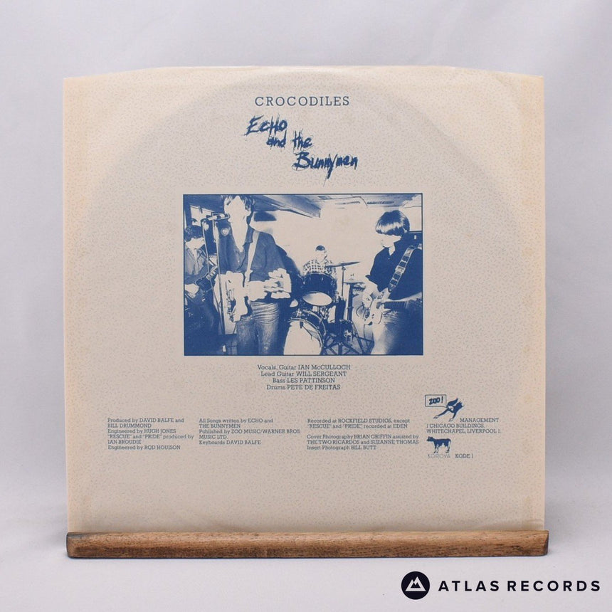 Echo & The Bunnymen - Crocodiles - Reissue LP Vinyl Record - EX/EX