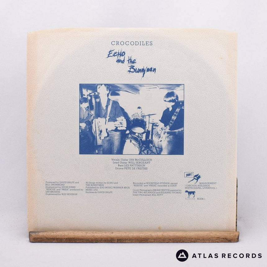 Echo & The Bunnymen - Crocodiles - Reissue LP Vinyl Record - VG+/EX
