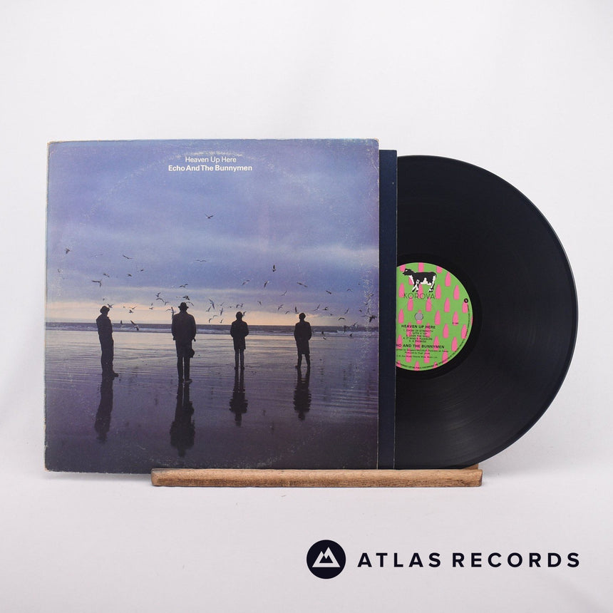 Echo & The Bunnymen Heaven Up Here LP Vinyl Record - Front Cover & Record