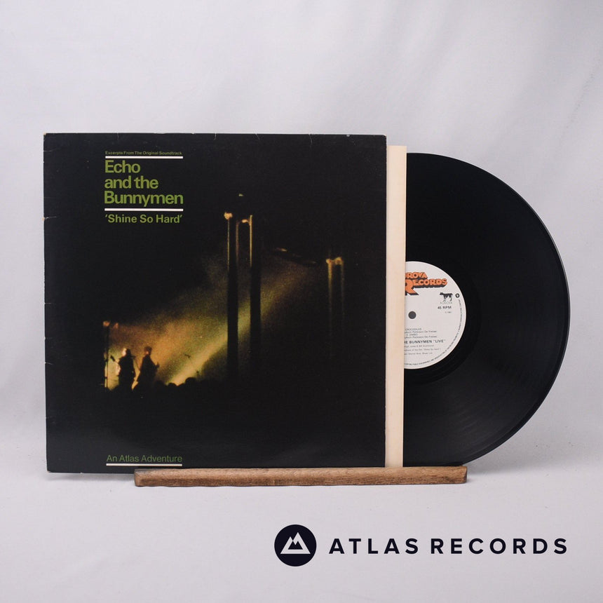 Echo & The Bunnymen Shine So Hard 12" Vinyl Record - Front Cover & Record