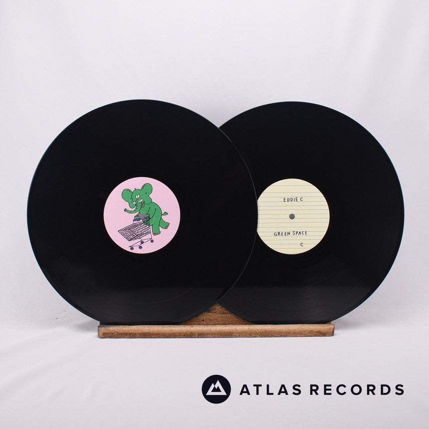 Eddie C - Green Space - 7' Japanese A B C D 7" + Double LP Vinyl Record - EX/VG+