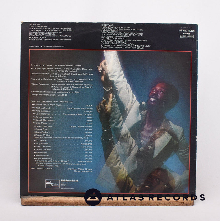 Eddie Kendricks - Boogie Down - First Uk Press LP Vinyl Record - VG+/EX