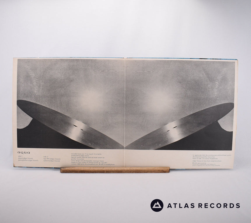 Edgar Froese - Aqua - First Press Gatefold LP Vinyl Record - EX/EX