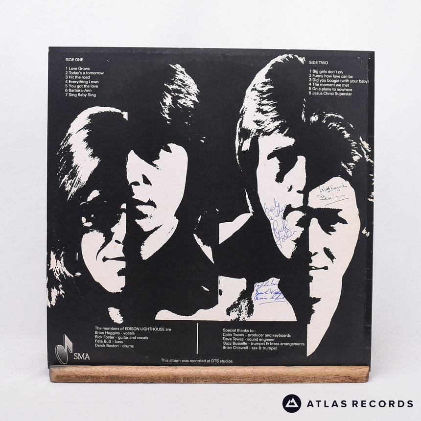 Edison Lighthouse - Love Grows - Sweden A-1 B-1 LP Vinyl Record - VG+/EX