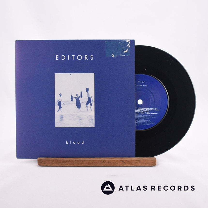 Editors Blood 7" Vinyl Record - Front Cover & Record