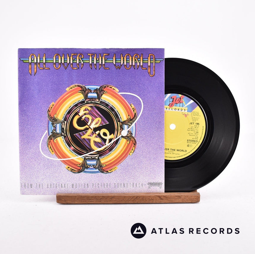Electric Light Orchestra All Over The World 7" Vinyl Record - Front Cover & Record