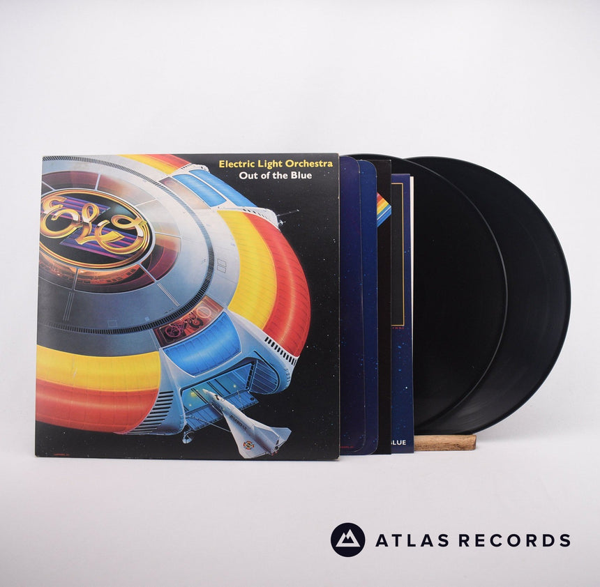Electric Light Orchestra Out Of The Blue 2 x LP Vinyl Record - Front Cover & Record