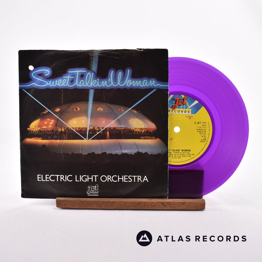 Electric Light Orchestra Sweet Talkin' Woman 7" Vinyl Record - Front Cover & Record