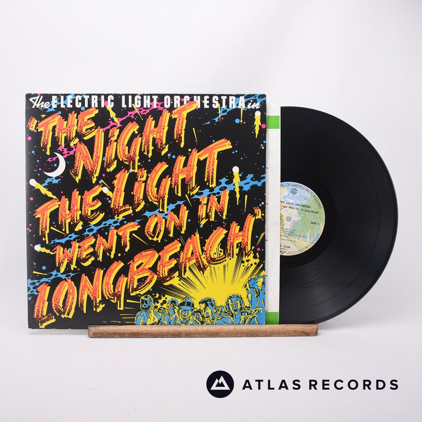 Electric Light Orchestra The Night The Light Went On In Long Beach LP Vinyl Record - Front Cover & Record