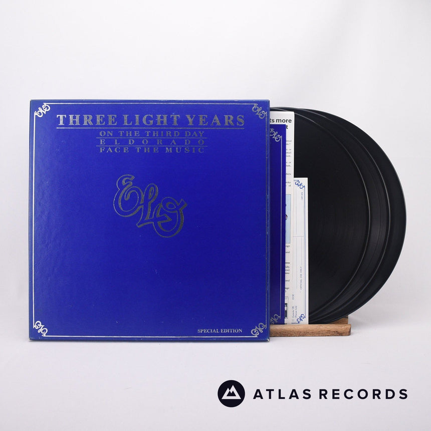 Electric Light Orchestra Three Light Years 3 x LP Vinyl Record - Front Cover & Record