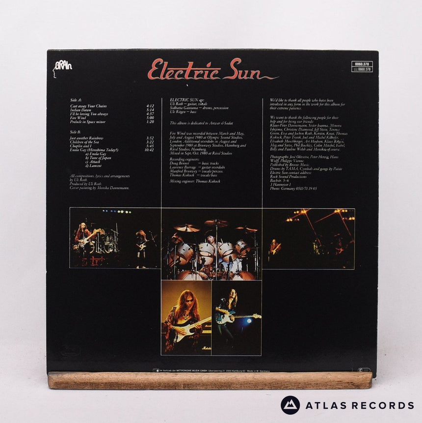 Electric Sun - Fire Wind - S1 S2=2 LP Vinyl Record - EX/EX