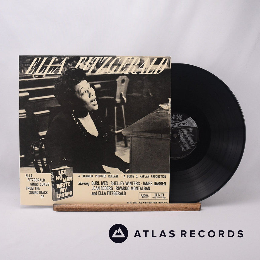 Ella Fitzgerald Ella Fitzgerald Sings Songs From Let No Man Write My Epitaph LP Vinyl Record - Front Cover & Record