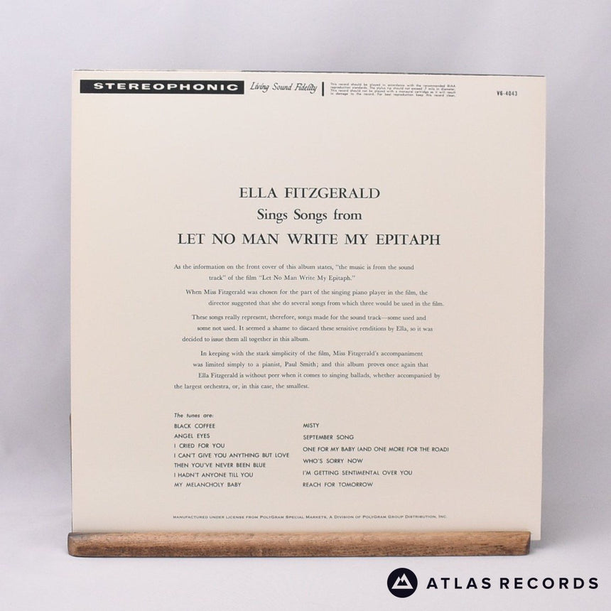 Ella Fitzgerald - Ella Fitzgerald Sings Songs From Let No Man Write M - LP Vinyl