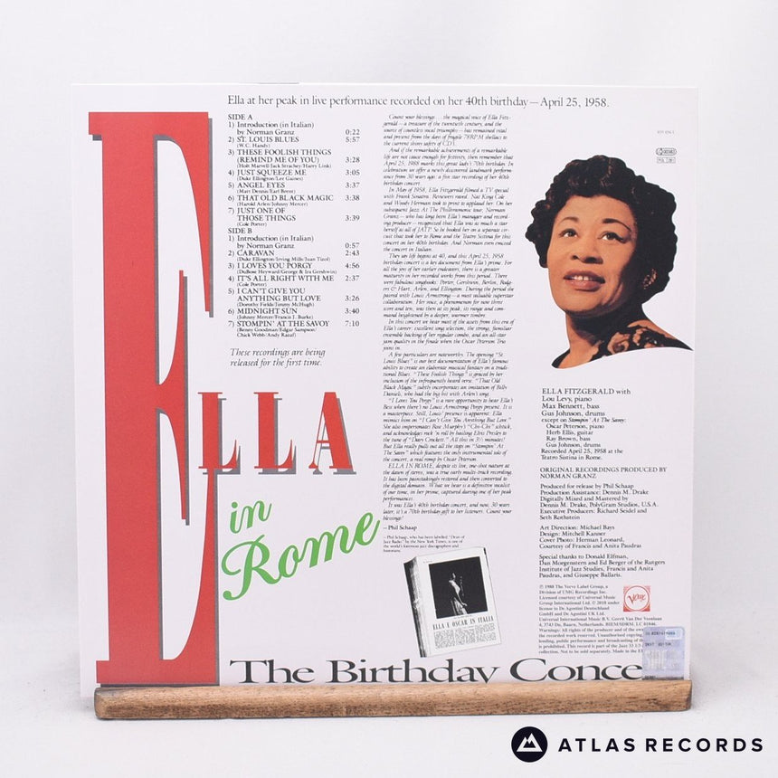 Ella Fitzgerald - Ella In Rome - 180G LP Vinyl Record - NM/NM