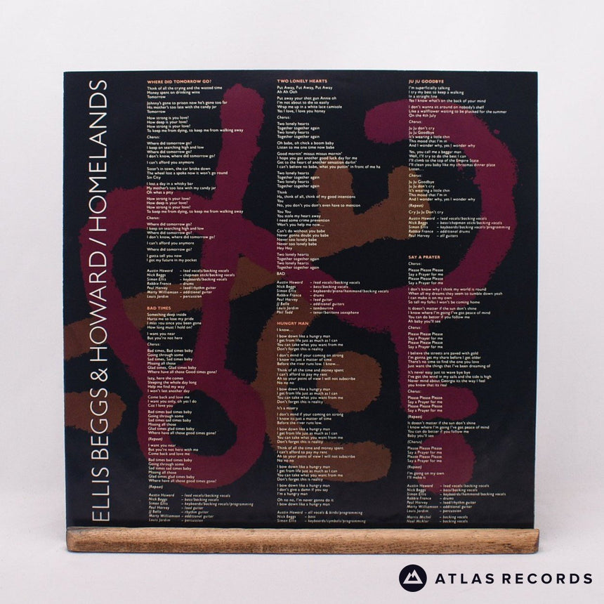 Ellis, Beggs & Howard - Homelands - Insert LP Vinyl Record - EX/VG+