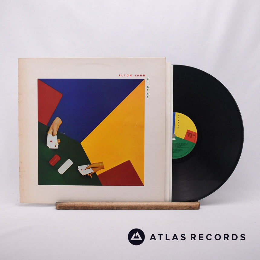 Elton John 21 At 33 LP Vinyl Record - Front Cover & Record