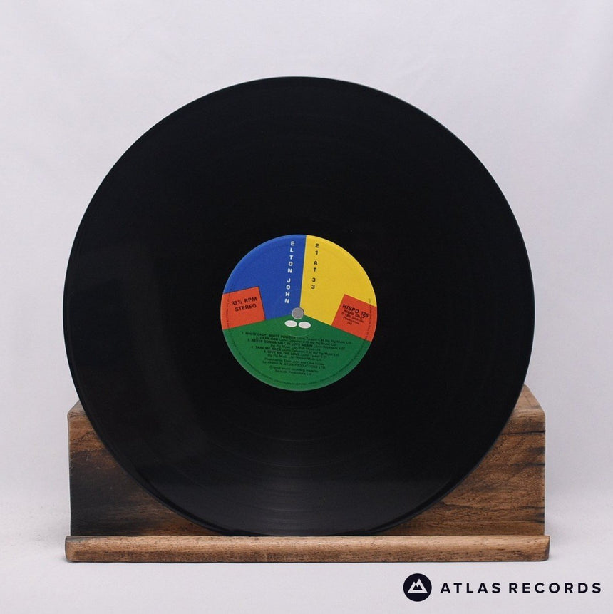 Elton John - 21 At 33 - Lyric Sheet LP Vinyl Record - VG+/VG+