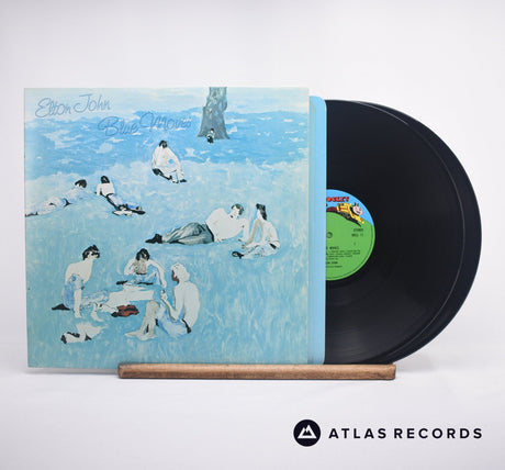 Elton John Blue Moves Double LP Vinyl Record - Front Cover & Record