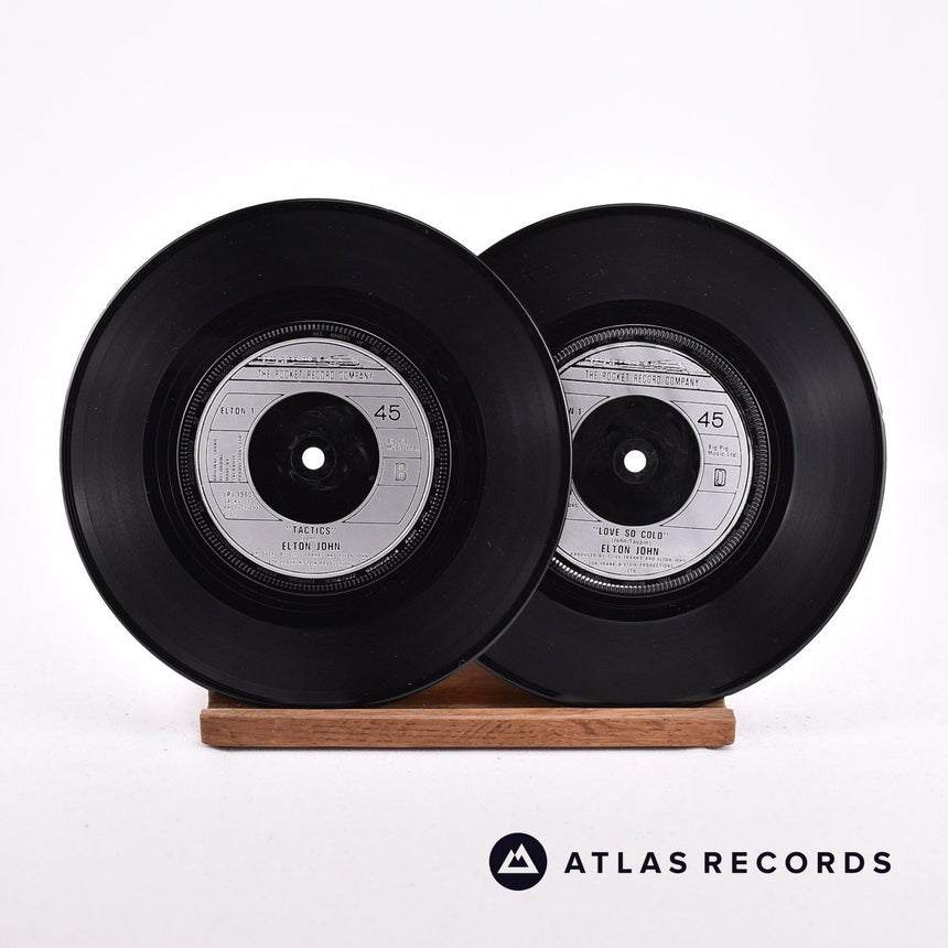 Elton John - Dear God - 2 x 7" Vinyl Record - VG+/VG