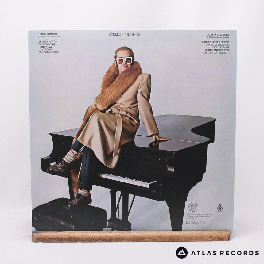 Elton John - Here And There - LP Vinyl Record - EX/EX