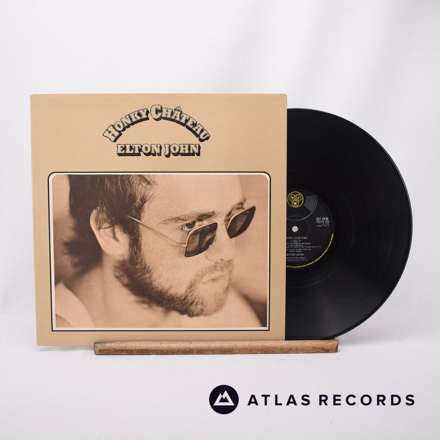 Elton John Honky Château LP Vinyl Record - Front Cover & Record