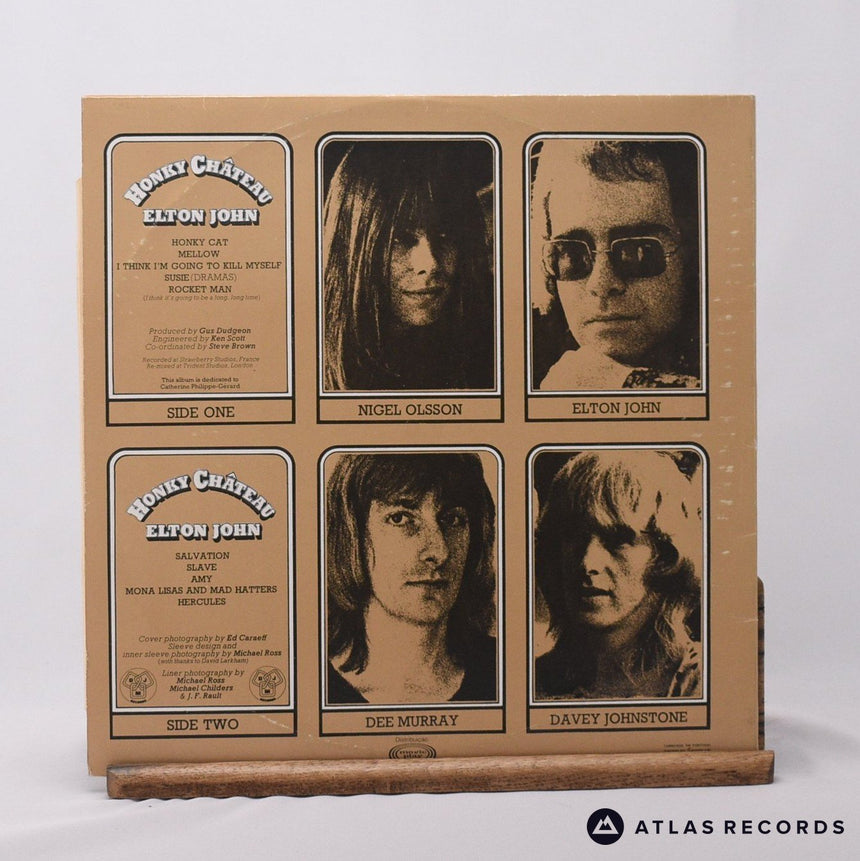 Elton John - Honky Château - Reissue Gatefold Portuguese LP Vinyl Record - EX/EX