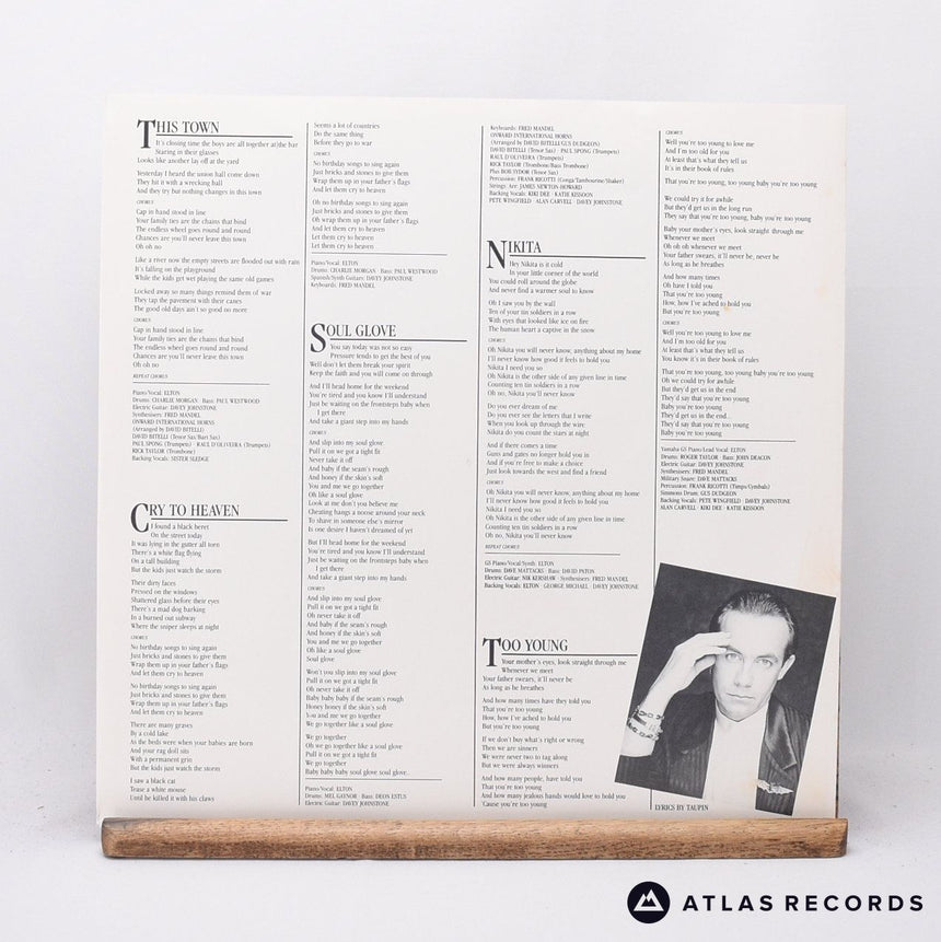 Elton John - Ice On Fire - LP Vinyl Record - EX/EX