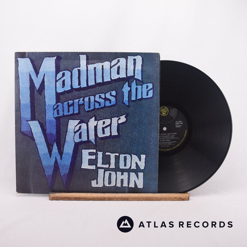 Elton John Madman Across The Water LP Vinyl Record - Front Cover & Record