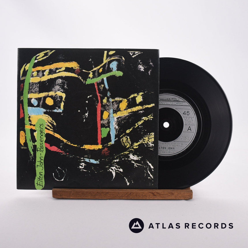 Elton John Passengers 7" Vinyl Record - Front Cover & Record