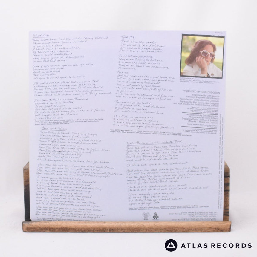 Elton John - Rock Of The Westies - Lyric Sheet A2 B1E LP Vinyl Record - EX/EX