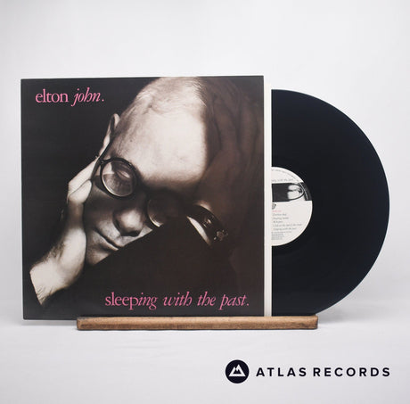 Elton John Sleeping With The Past LP Vinyl Record - Front Cover & Record