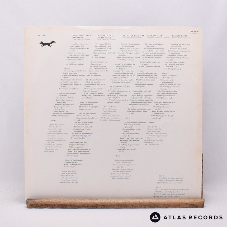 Elton John - The Fox - LP Vinyl Record - EX/EX