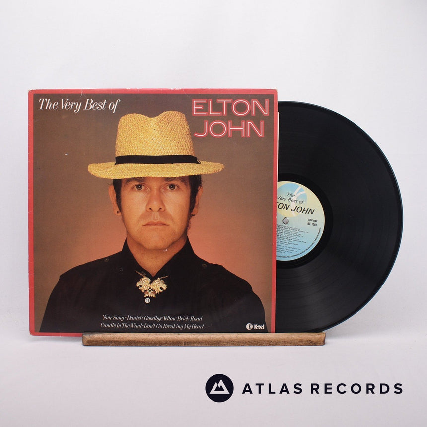 Elton John The Very Best Of Elton John LP Vinyl Record - Front Cover & Record