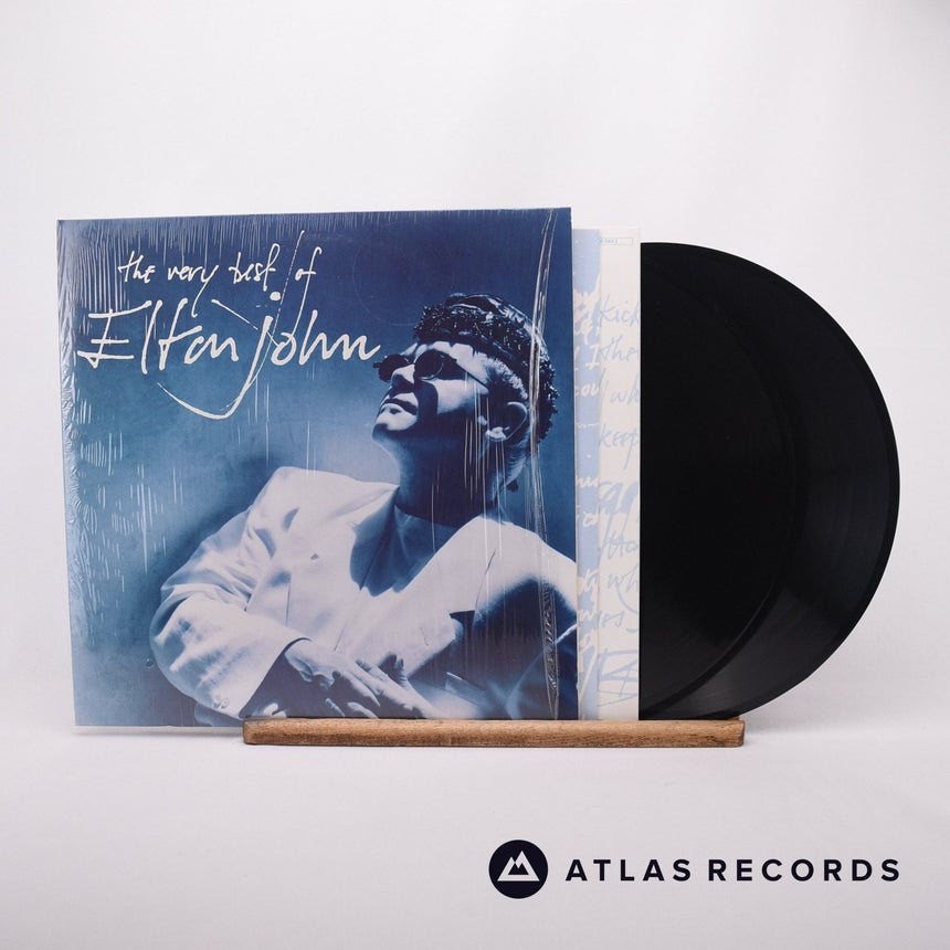 Elton John The Very Best Of Elton John 2 x LP Vinyl Record - Front Cover & Record