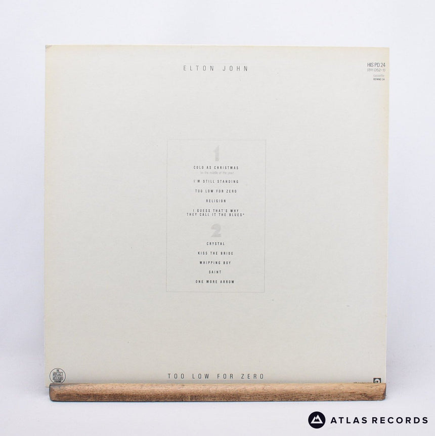 Elton John - Too Low For Zero - LP Vinyl Record - EX/EX