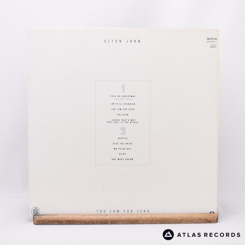 Elton John - Too Low For Zero - LP Vinyl Record - EX/EX