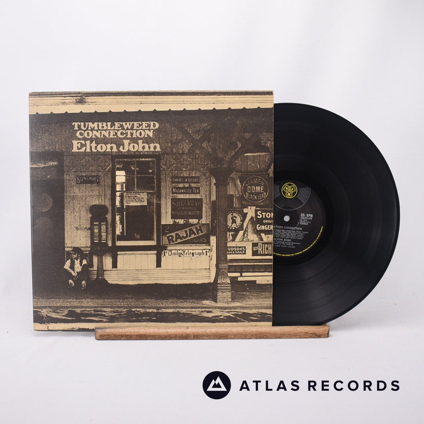 Elton John Tumbleweed Connection LP Vinyl Record - Front Cover & Record