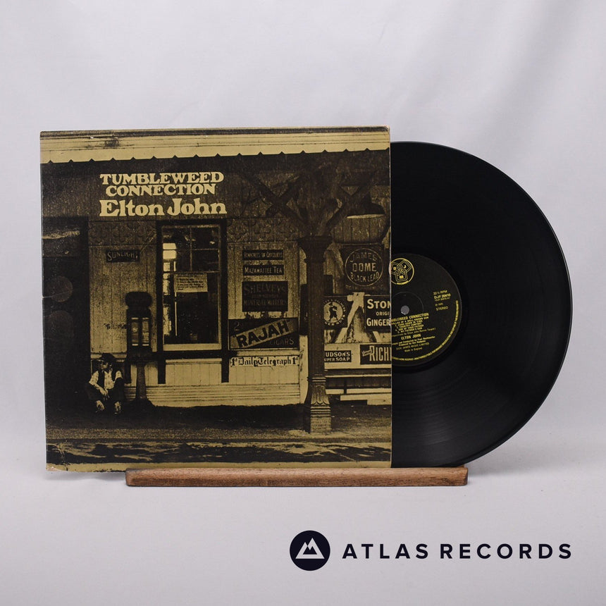 Elton John Tumbleweed Connection LP Vinyl Record - Front Cover & Record
