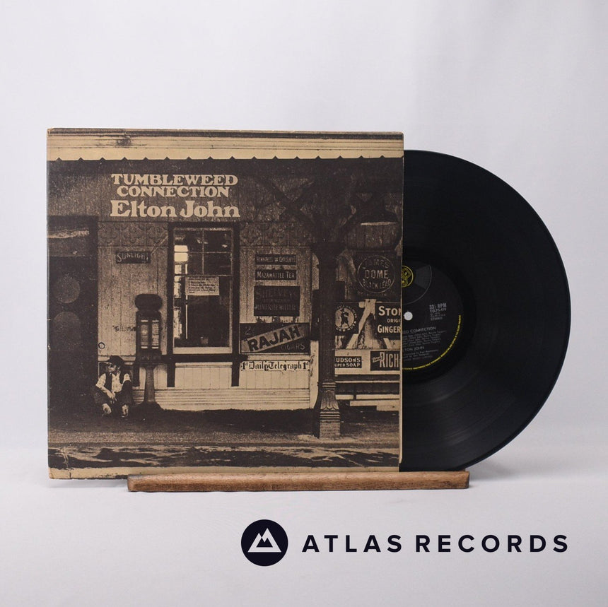 Elton John Tumbleweed Connection LP Vinyl Record - Front Cover & Record