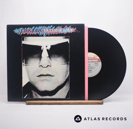 Elton John Victim Of Love LP Vinyl Record - Front Cover & Record