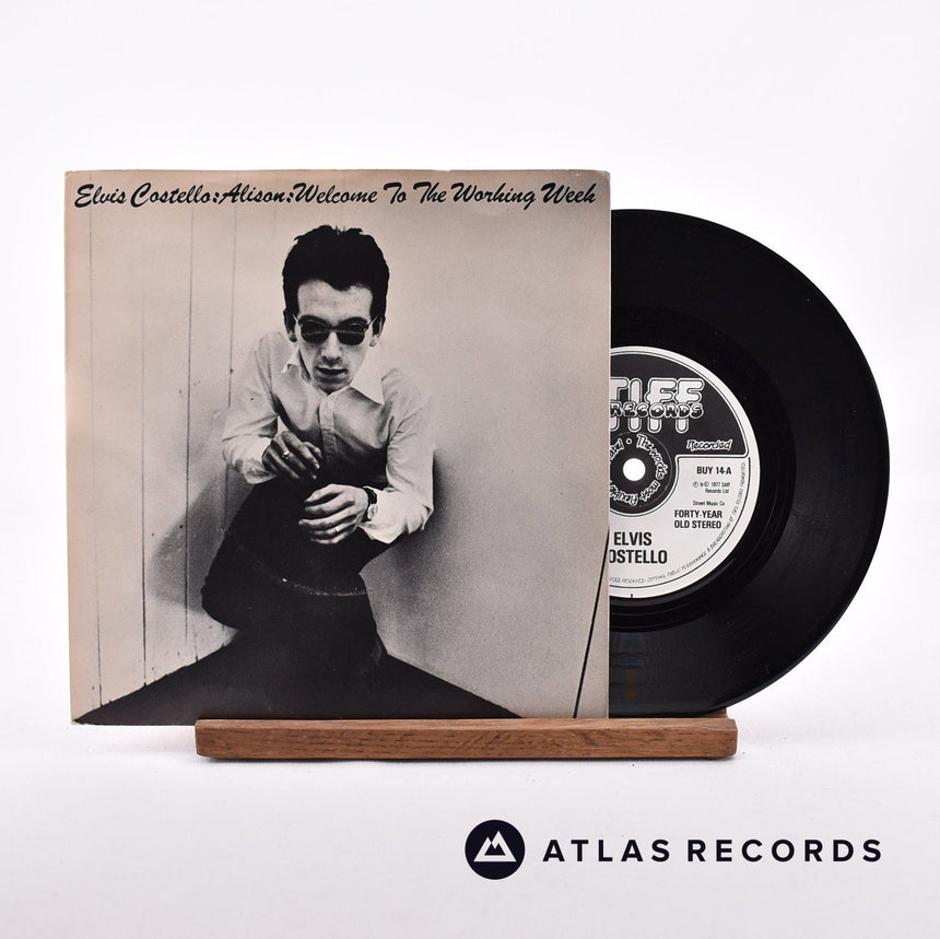 Elvis Costello Alison : Welcome To The Working Week 7" Vinyl Record - Front Cover & Record