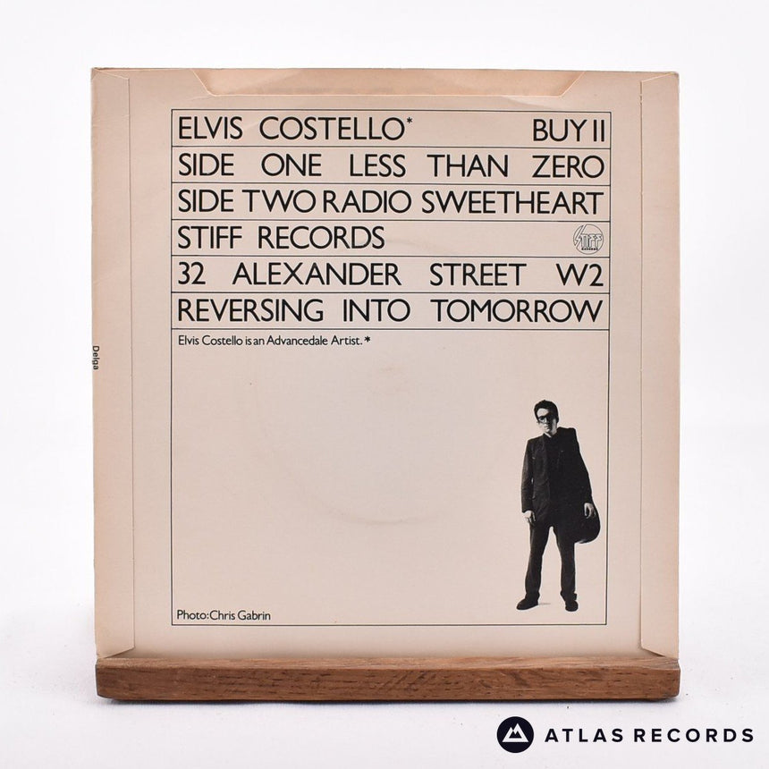 Elvis Costello - Less Than Zero - 7" Vinyl Record - VG+/EX