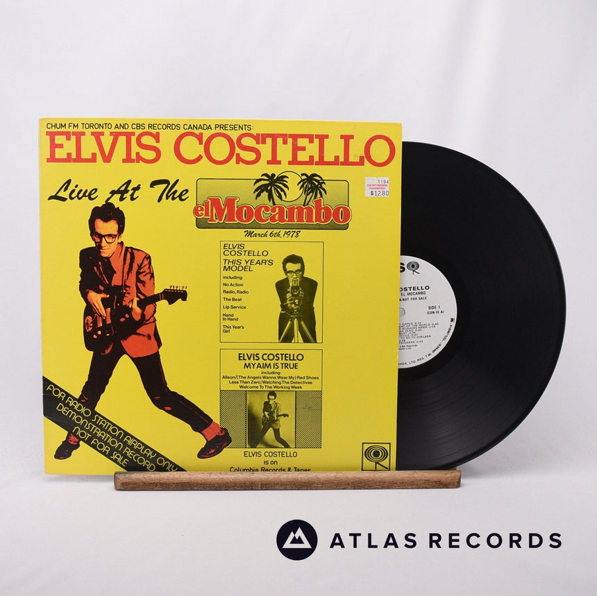 Elvis Costello Live At The El Mocambo LP Vinyl Record - Front Cover & Record
