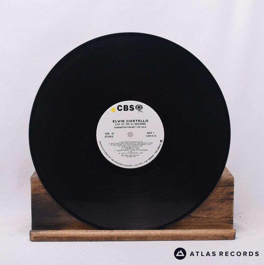 Elvis Costello - Live At The El Mocambo - Promo A-1 B-1 LP Vinyl Record - VG+/EX