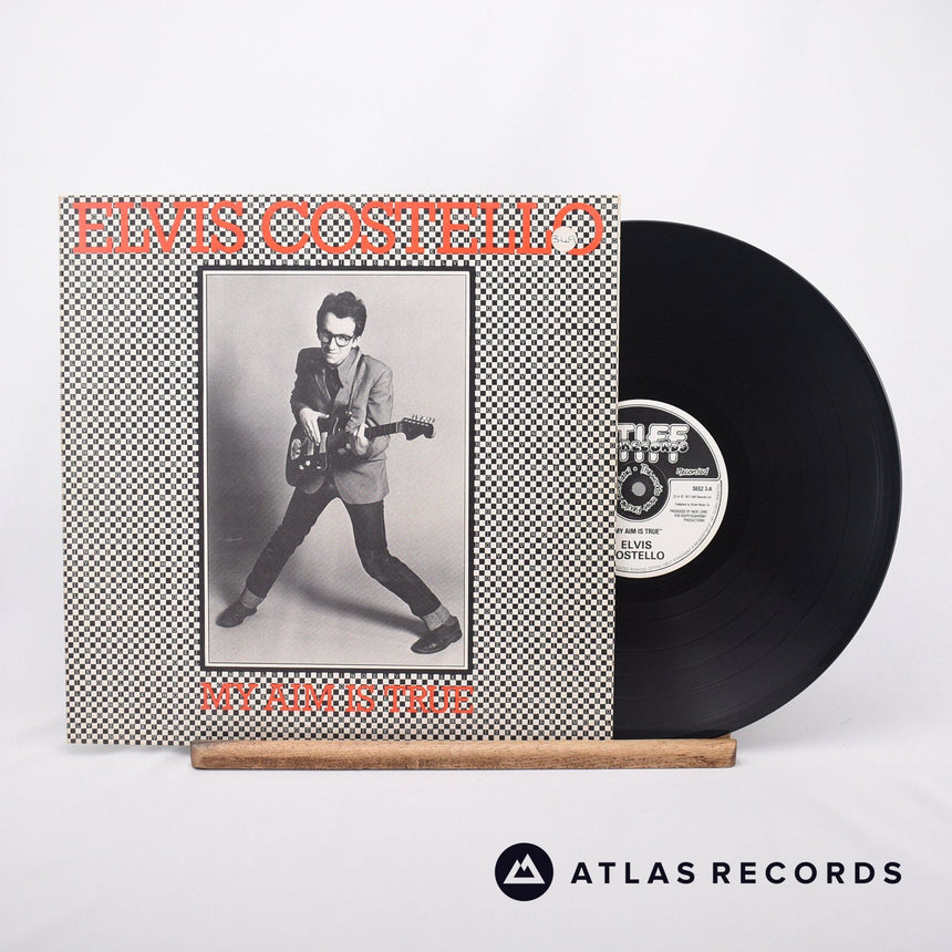 Elvis Costello My Aim Is True LP Vinyl Record - Front Cover & Record